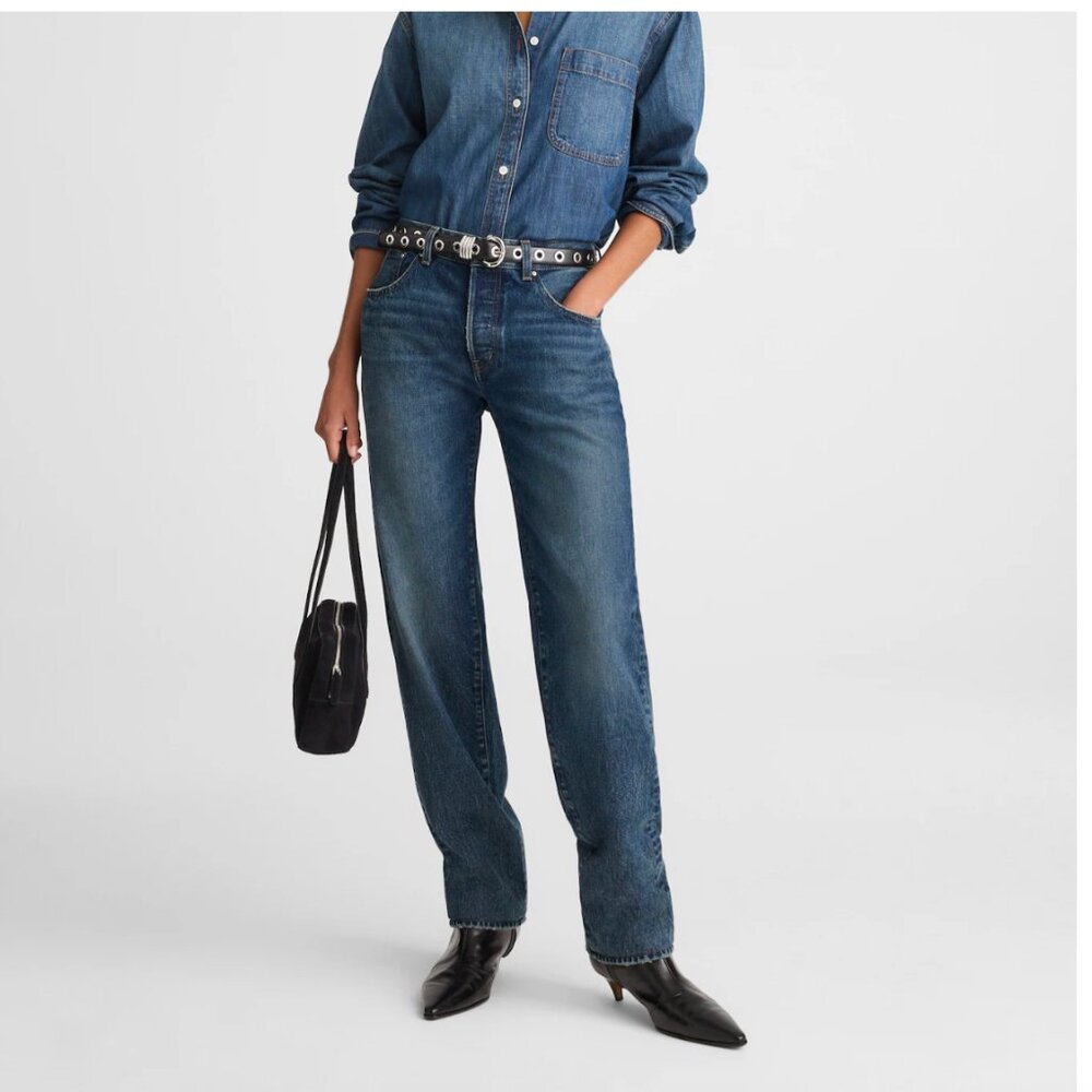 Madewell The Dean Easy Straight Jean